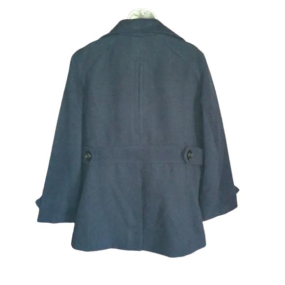 ✨✨✨CENTIGRADE OUTERWEAR NAVY BLUE CAR COAT ✨✨✨ - Picture 2 of 3